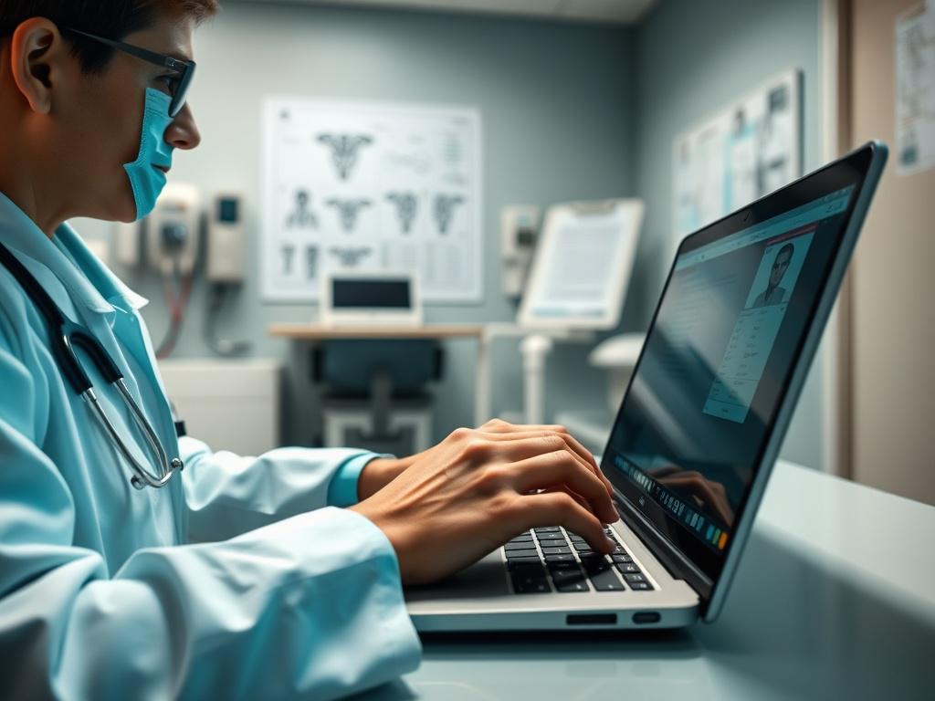 Healthcare software interface